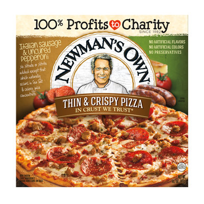 Newman's Own Italian Sausage & Uncured Pepperoni Thin & Crispy Pizza