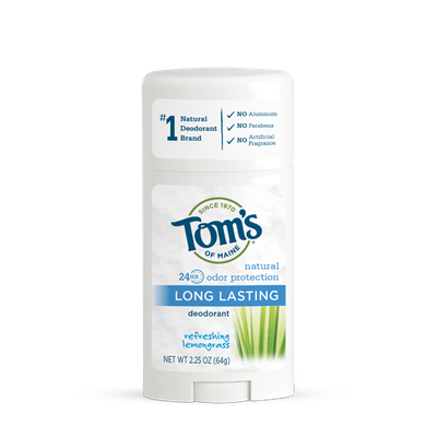 Tom's of Maine Refreshing Lemongrass Long Lasting Deodorant