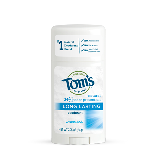 Tom's OF MAINE ANTIPERSPIRANT & DEODORANT Unscented Long Lasting Deodorant
