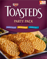 Keebler Toasted Crackers Three Assorted Flavors