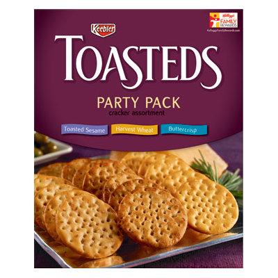 Keebler Toasted Crackers Three Assorted Flavors