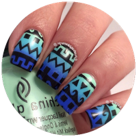 Twinkled T Tribal Nail Vinyl
