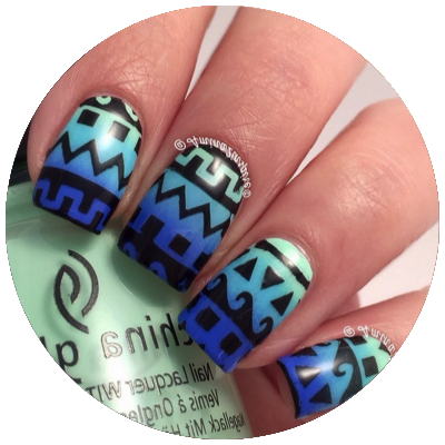 Twinkled T Tribal Nail Vinyl