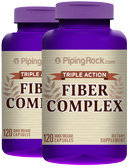 Piping Rock Fiber Complex Triple Action 2 Bottles x 120 Capsules
