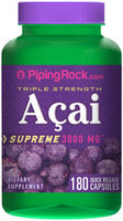 Piping Rock Acai Berry 3000mg 180 Capsules