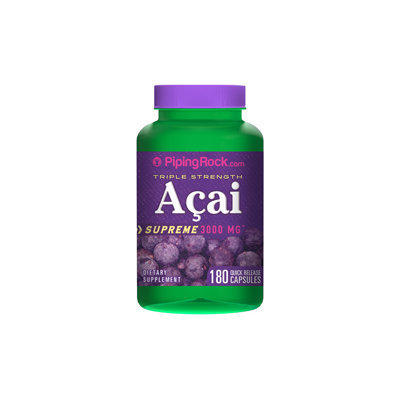 Piping Rock Acai Berry 3000mg 180 Capsules