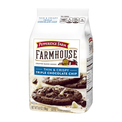 Pepperidge Farm® Farmhouse™ Thin & Crispy Triple Chocolate Chip Cookies