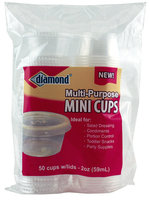 Diamond Multi-purpose 2oz cup with lid