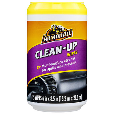ARMOR ALL CLEAN-UP WIPES 15CT