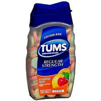 Tums Antacid Calcium Supplement Fruit