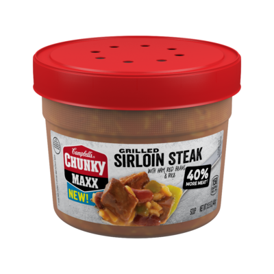 Campbell's® Chunky Maxx™ Grilled Sirloin Steak with Ham, Red Beans & Rice Soup