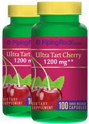 Piping Rock Ultra Tart Cherry 1200mg 2 Bottles x 100 Capsules