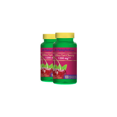 Piping Rock Ultra Tart Cherry 1200mg 2 Bottles x 100 Capsules