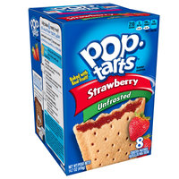 Kellogg's Pop-Tarts Unfrosted Strawberry Toaster Pastries