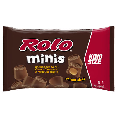 Hershey's Rolo Unwrapped Chew Caramels In Milk Chocolate