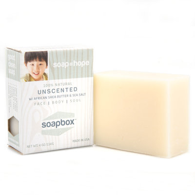 SoapBox Soaps 728028076707 All-Natural Unscented Bar Soap - Pack of 6