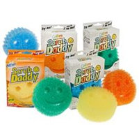 Scrub Daddy Set of 8 Multi-color Scratch Free Sponges