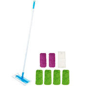 Don Aslett's Super-size Microfiber Mop with 8 Washable Pads