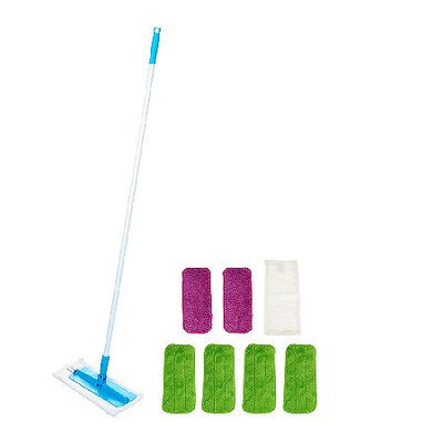 Don Aslett's Super-size Microfiber Mop with 8 Washable Pads