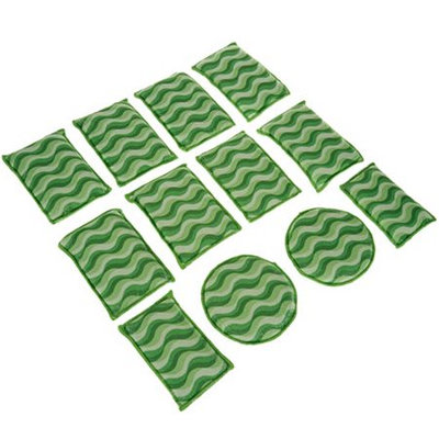 12-Piece Microfiber Sponge Set by Campanelli Products