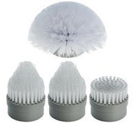 Qvc 4 Piece Replacement Power Scrubber Cleaning Head Brush Set