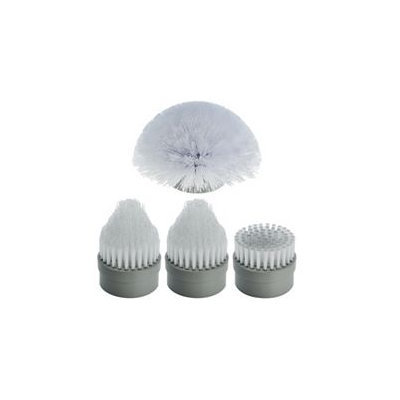 Qvc 4 Piece Replacement Power Scrubber Cleaning Head Brush Set