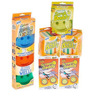 Scrub Daddy Set/12 Assorted Cleaning Sponge w/ Set of 4 Screen Daddy