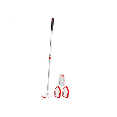 OXO Good Grips Extendable Tub & Tile Brush Scrubber & Extra Heads