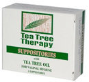 Tea Tree Therapy Vaginal Suppositories with Tea Tree Oil 6 Suppositories