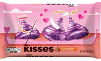 Hershey's Valentine's Kisses Milk Chocolates Filled With Caramel