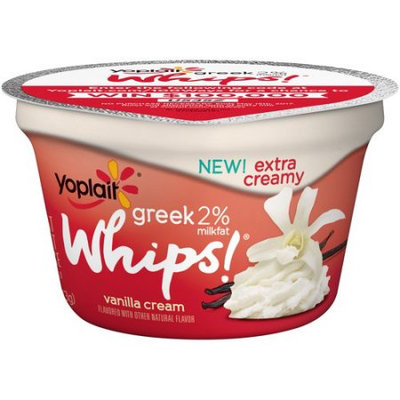 Yoplait® Greek 2% Whips!® Low Fat Vanilla Cream Yogurt Mousse