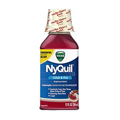NyQuil™ Vanilla Cherry Swirl Cold & Flu Nighttime Relief Liquid