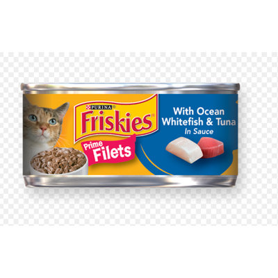 Friskies® Prime Filets with Ocean Whitefish & Tuna in Sauce Cat Food