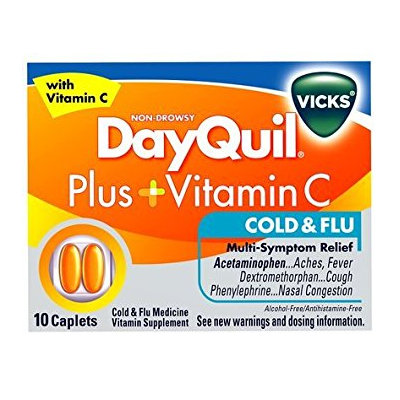 DayQuil™ Plus + Vitamin C Cold & Flu Relief Caplets