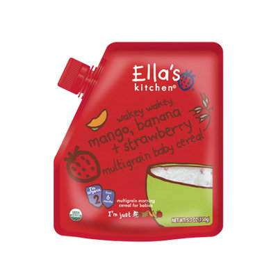 Ella’s Kitchen® Organic wakey wakey mango, banana + strawberry baby cereal
