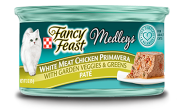 Fancy Feast® White Meat Chicken Primavera Paté Cat Food With Garden Veggies & Greens