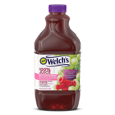Welch's® 100% Juice White Grape Raspberry