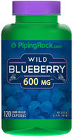 Piping Rock Wild Blueberry 120 Capsules 600mg