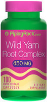 Piping Rock Wild Yam Root 450mg 100 Capsules