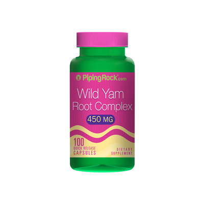 Piping Rock Wild Yam Root 450mg 100 Capsules
