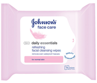Johnson's® Face Care Daily Essentials Facial Cleansing Wipes