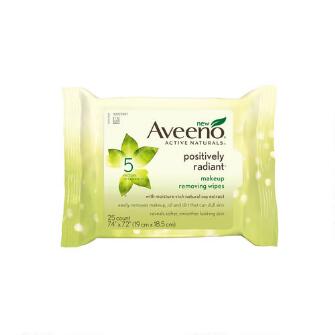 Aveeno® Active Naturals Positively Radiant Makeup Removing Wipes
