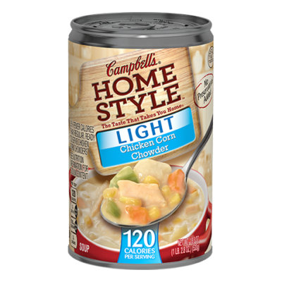 Campbell's® Home Style™ Light Chicken Corn Chowder Soup
