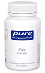 Pure Encapsulations Zinc (citrate) 60 vcaps