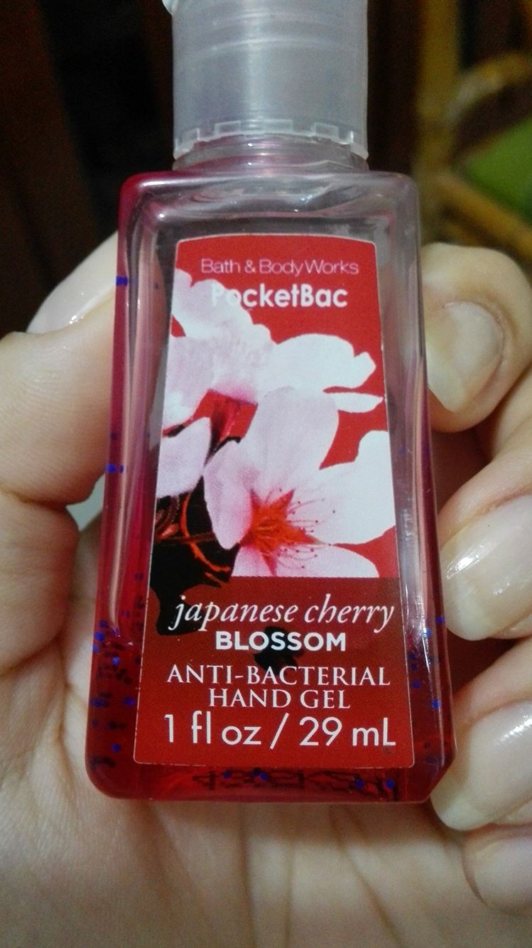 Photo of Bath & Body Works® JAPANESE CHERRY BLOSSOM PocketBac Hand Sanitizers uploaded by María I.