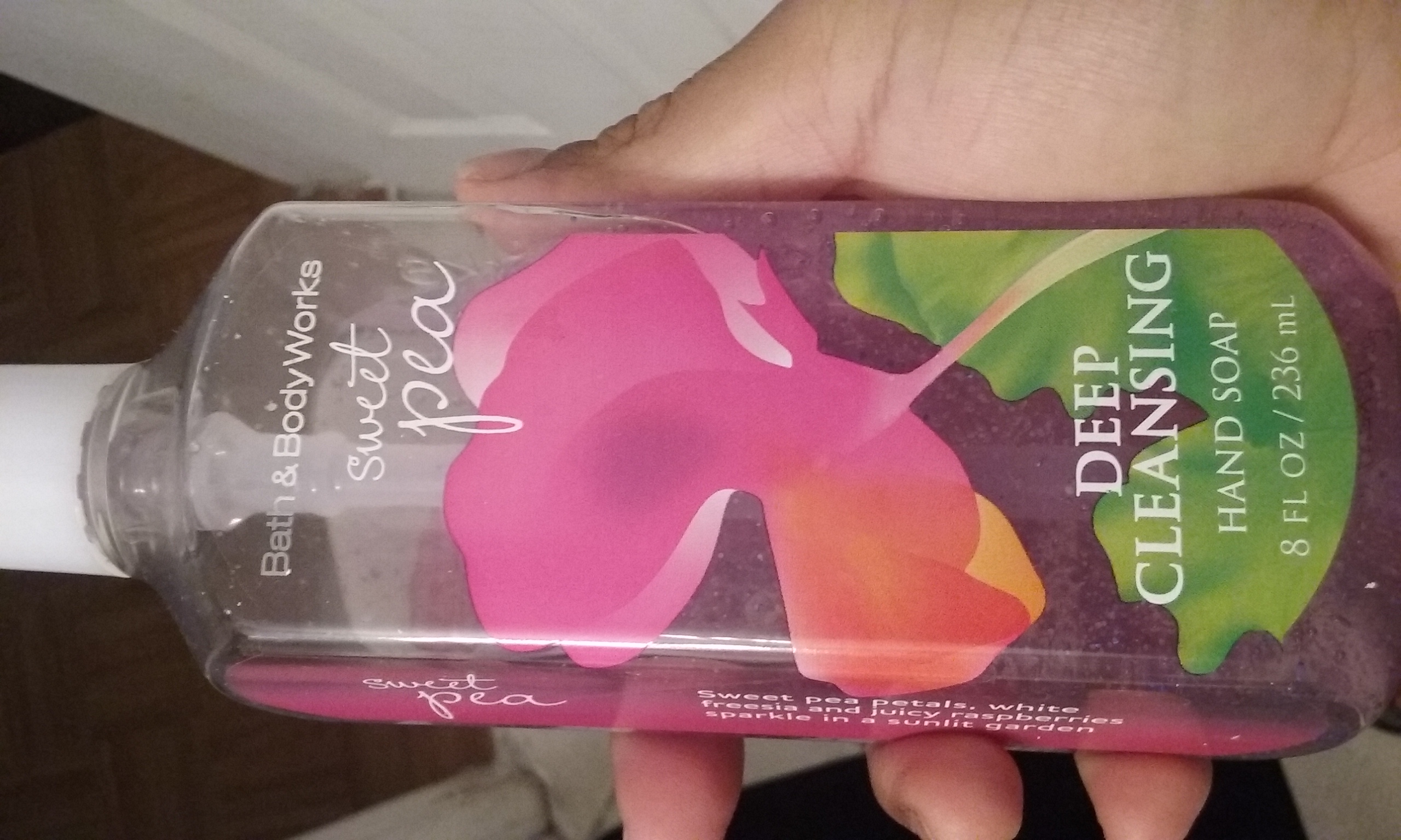Photo of Bath & Body Works® Sweet Pea Deep Cleansing Hand Soap uploaded by Jocelyn M.
