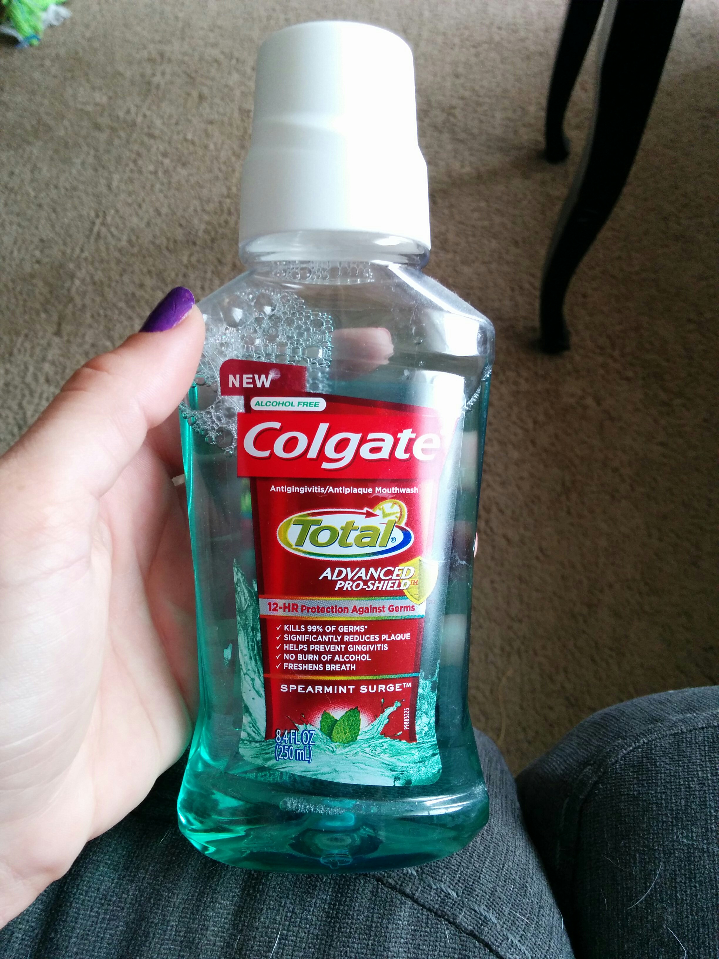 Photo of Colgate® Total® ADVANCED PRO-SHIELD SPEARMINT SURGE® MOUTHWASH uploaded by Deya W.