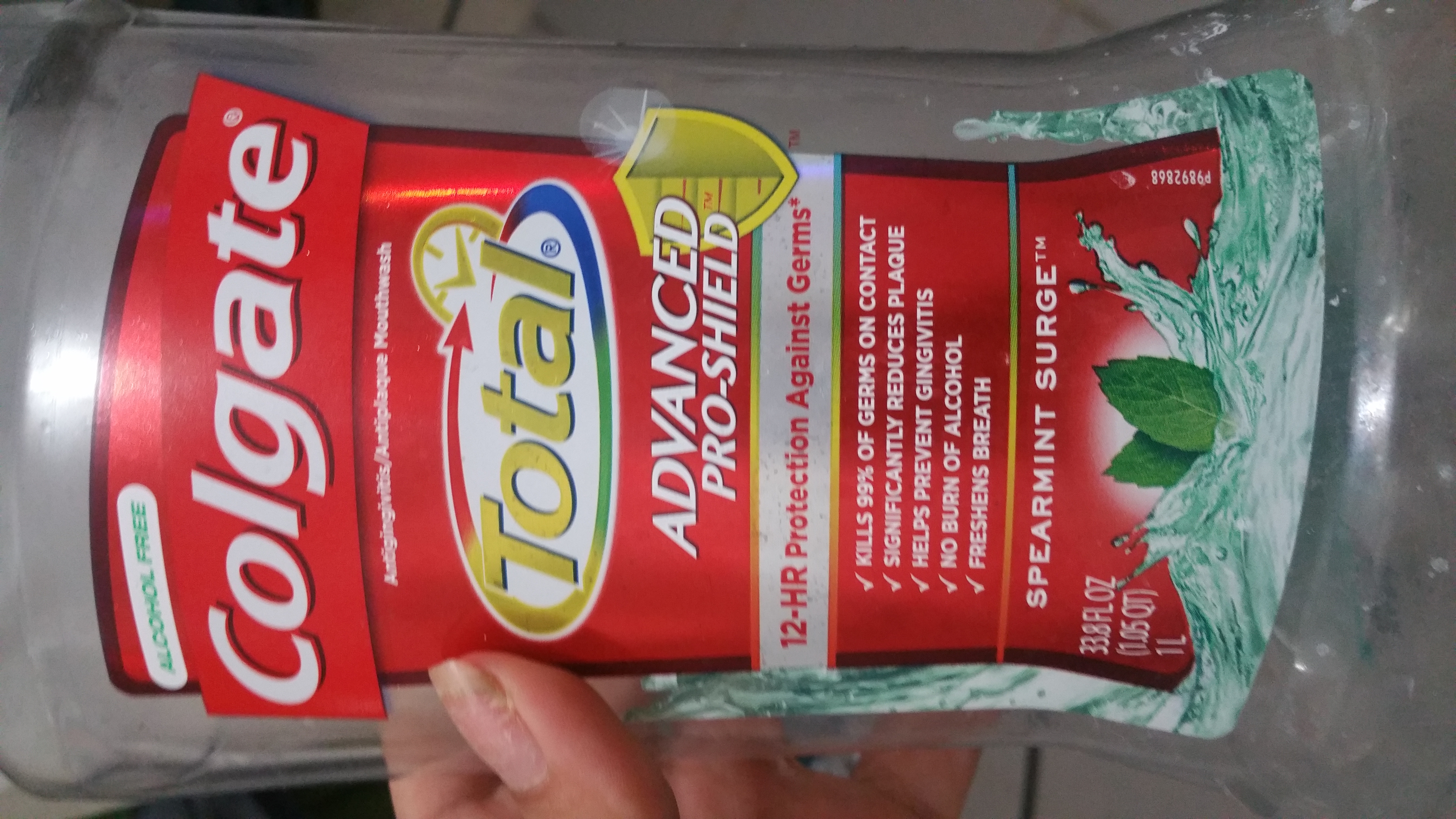 Photo of Colgate® Total® ADVANCED PRO-SHIELD SPEARMINT SURGE® MOUTHWASH uploaded by Lexie Lee G.