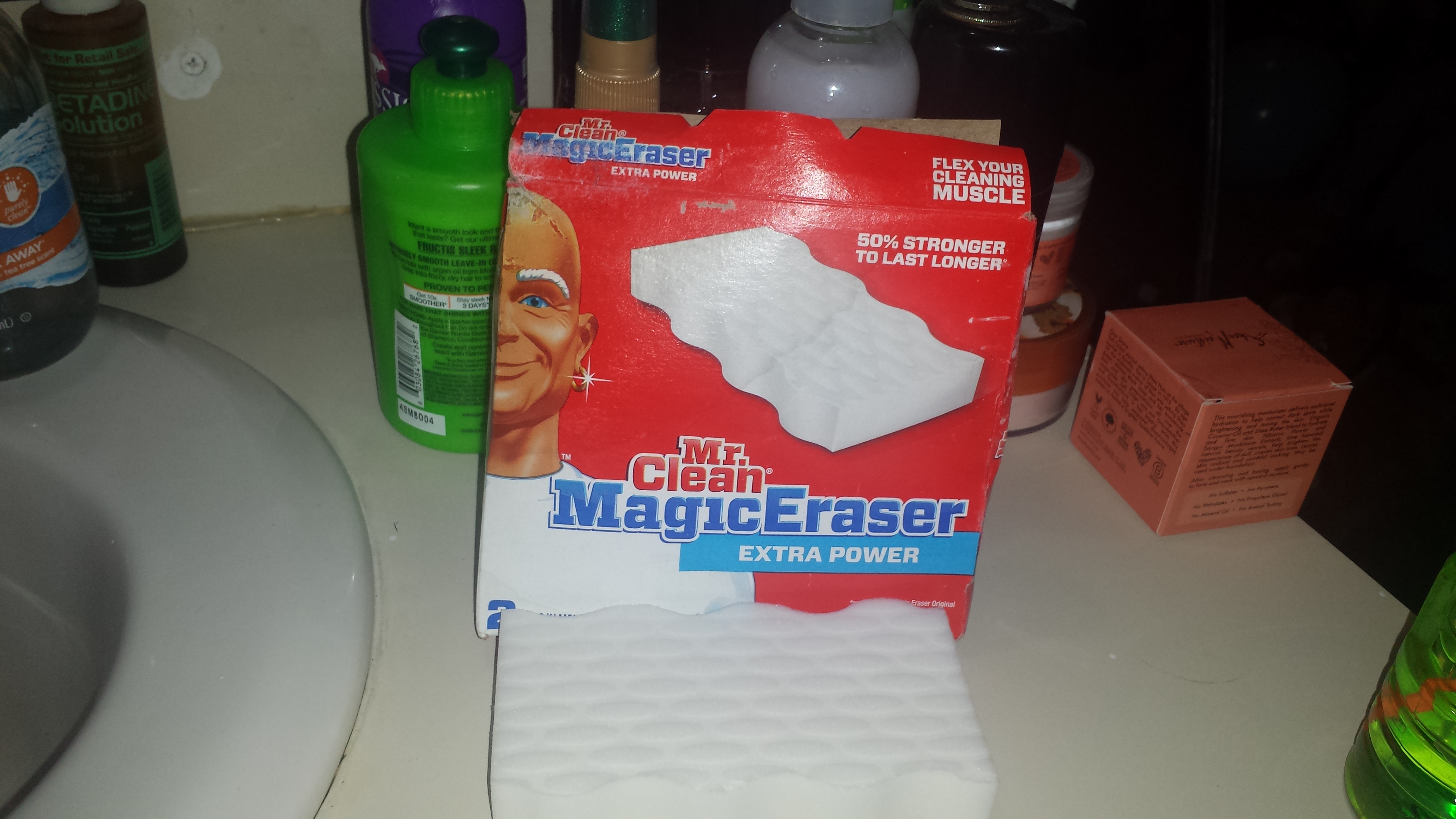 Photo of MR. CLEAN Extra Power Magic Eraser in White uploaded by Katie U.