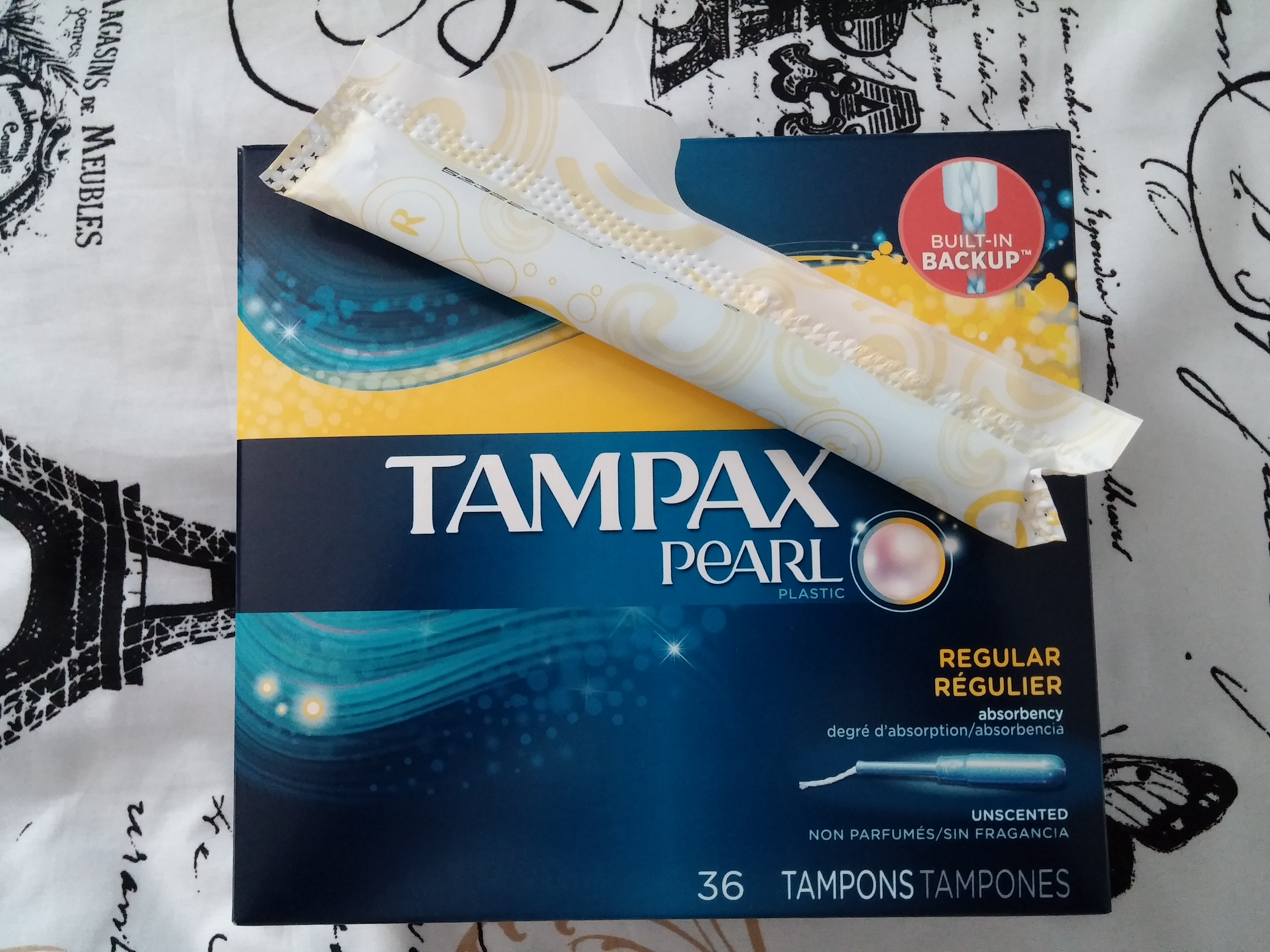 Photo of Tampax Pearl Regular uploaded by Tayla M.